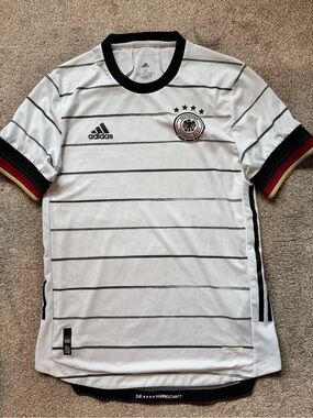 Mens Adidas Aero Ready Germany 2020 World Cup Soccer Jersey Medium Slim Fit